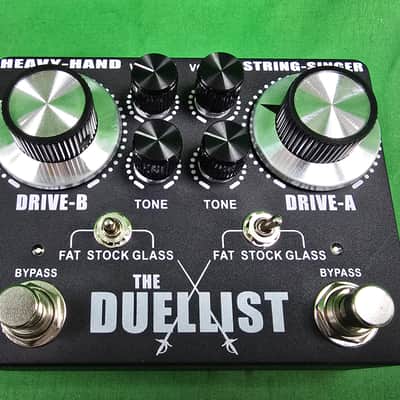 King Tone Guitar The Duellist V3 with External Dip Switches Black Tested image 1