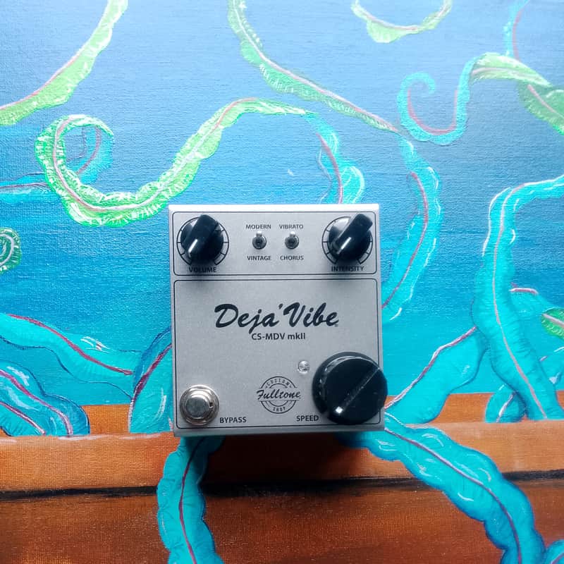 【美品】Fulltone Deja'Vibe CS-MDV mkII コーラス Fulltone Custom Shop Mini Deja'Vibe Mk II Rotary Speaker Pedal