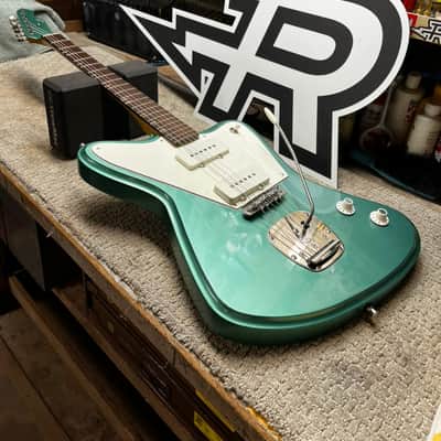 Redeemed Guitars DeVille 2024 - Inverness Green, Jazzmaster meets non-reverse Firebird image 1