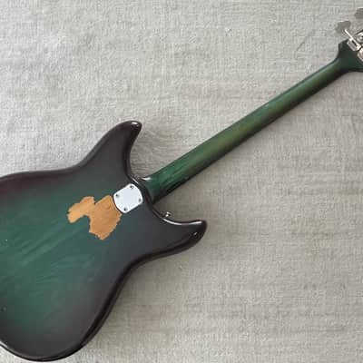 Vintage 1968 Kustom USA K200 Bass Wineburst Finish w Dearmond Pickups + Original Case Rare Model image 15