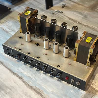 1972 Hiwatt DR103 Custom 100 2-Channel 100-Watt Guitar Amp Head 1969 - 1984 - Black image 9