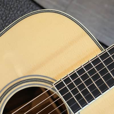 2018 Martin Custom Shop Seth Avett Limited Edition D-35 Dreadnought Acoustic Guitar Natural + OHSC image 4