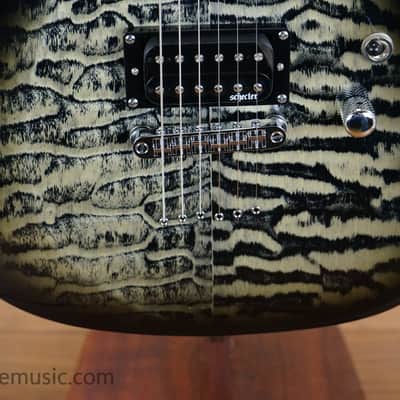 Schecter C-6 Plus - Charcoal Burst image 7