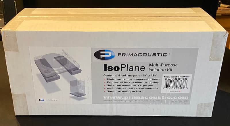 New Primacoustic IsoPlane Multi-Purpose Foam Isolation Pads Kit (1 Pair) image 1