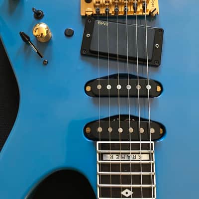 Kramer Stagemaster Deluxe 1987 Blue American image 3