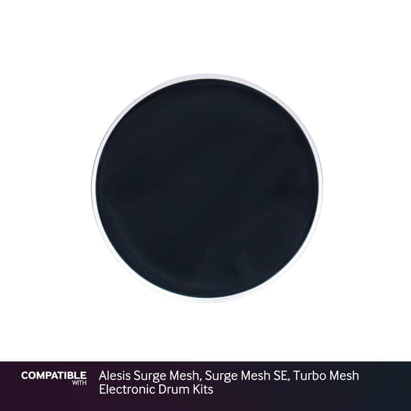 Black 8" Mesh Drum Head for Alesis Surge Mesh, Surge Mesh SE, Turbo Mesh Electro