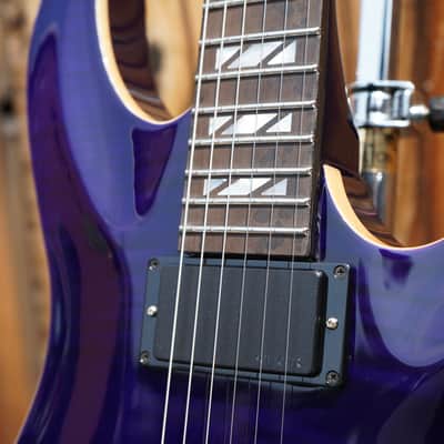 Schecter Diamond Series Japan PROTOTYPE Hollywood Classic - Black Violet 6-String w/ Tweed Case image 6