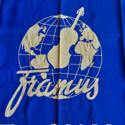 Vintage 1960's Framus "Fine Quality Instruments" Guitar Trade Show Banner! One of a Kind, Music Store Display Sign! image 2