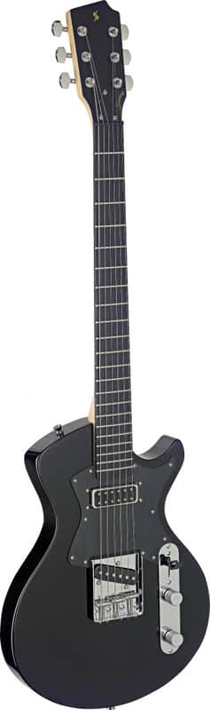 Stagg SVY CST BK Silveray Series Custom Model Solid Alder Body Maple Neck 6-String Electric Guitar image 1