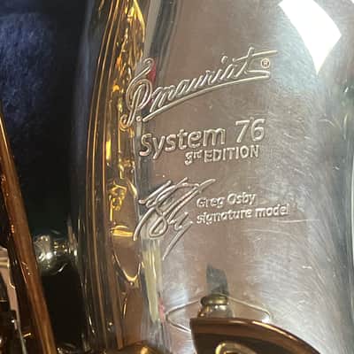 P. Mauriat System 76 Alto Saxophone (3rd Edition) Greg Osby Signature Model 2020s - Silver bell / Vintage Brass body image 2