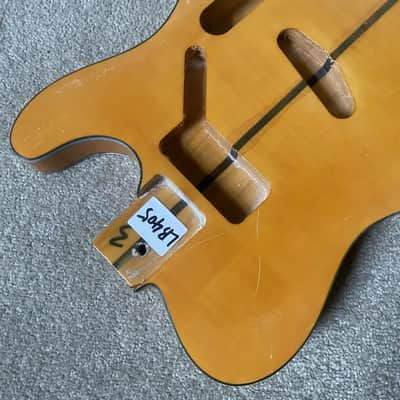 Telecaster Tele Style Guitar Ash Wood Body with Maple Top image 4