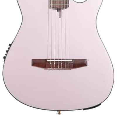 Ibanez FRH10N Thinline Nylon Acoustic-electric Guitar - Rose Gold Metallic Flat image 2