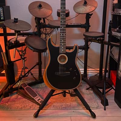 Fender American Acoustasonic Stratocaster 2020 - Present - Black imagen 1
