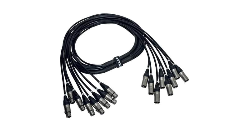 QUIK LOK ITPRO/8MF-5 Frusta 8 Canali Cannon XLR Maschio / Femmina 5 mt image 1