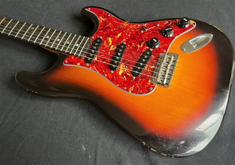 MJT VTS - Stratocaster Style Relic 2021 Sunburst image 1
