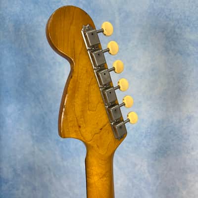 Fender Japan MG-73 CO Mustang Reissue Capri Orange MIJ image 14