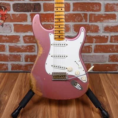 Fender Custom Shop Yngwie Malmsteen Stratocaster Heavy Relic Burgundy Mist Metallic 2026 w/OHSC image 1