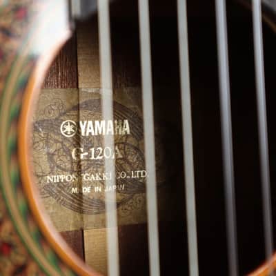 Vintage 1973 Yamaha Japan G-120A Classical Acoustic Nylon | Reverb