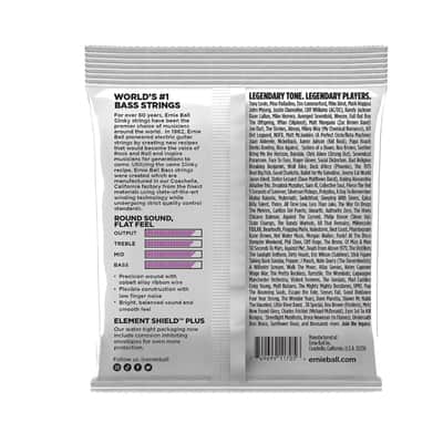 Short Scale Bass Strings Ernie Ball POWER SLINKY Flatwound 50-110 Electric 2817 image 3