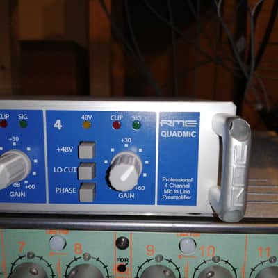 RME QUADMIC II 4-Channel Microphone Preamp 2010s - Blue image 5