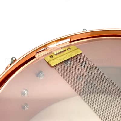 DW Collectors 3mm Copper Snare Drum 14x6.5 w/Copper Hardware image 4