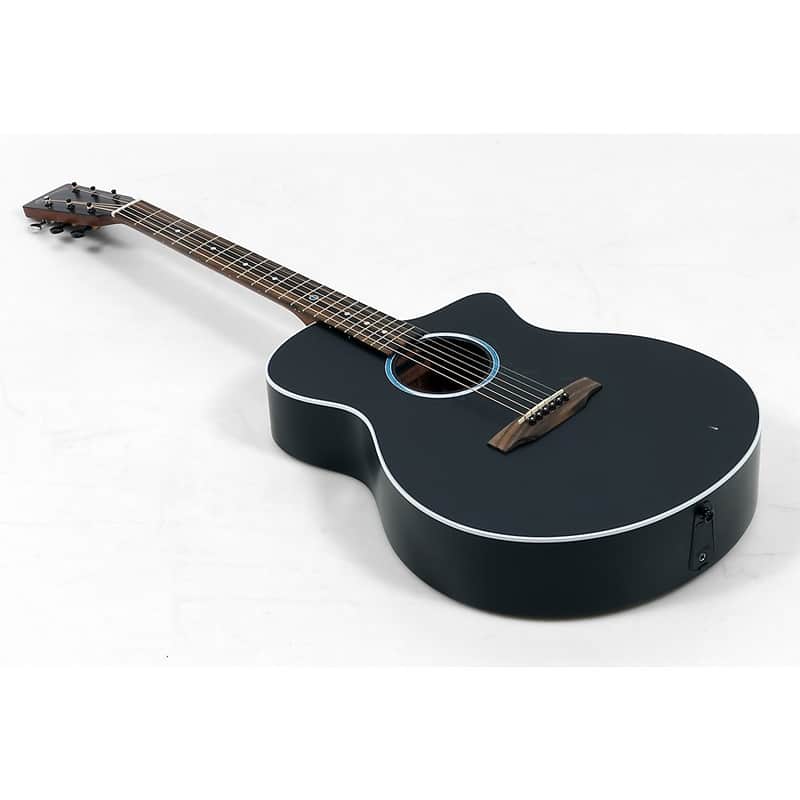Martin SCE Custom Road Series Koa Acoustic-Electric Guitar Regular Black image 1