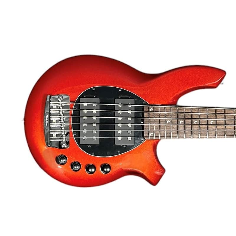 Ernie Ball Music Man Bongo 6 HH, Blood Orange / Rosewood *On Order, ETA June 2026 image 1