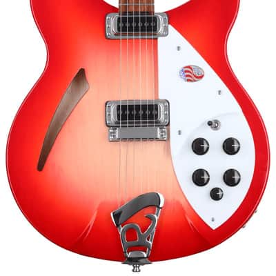 Rickenbacker 330 Thinline Semi-Hollow Electric Guitar - Fireglo image 2