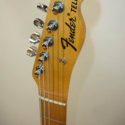 1980's Fender '69 Telecaster Thinline Electric Guitar, Maple Fingerboard, Natural image 13