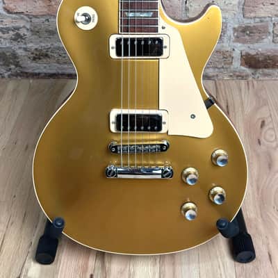 2000 Gibson Les Paul Deluxe 30th Anniversary - Bullion Gold Top image 2
