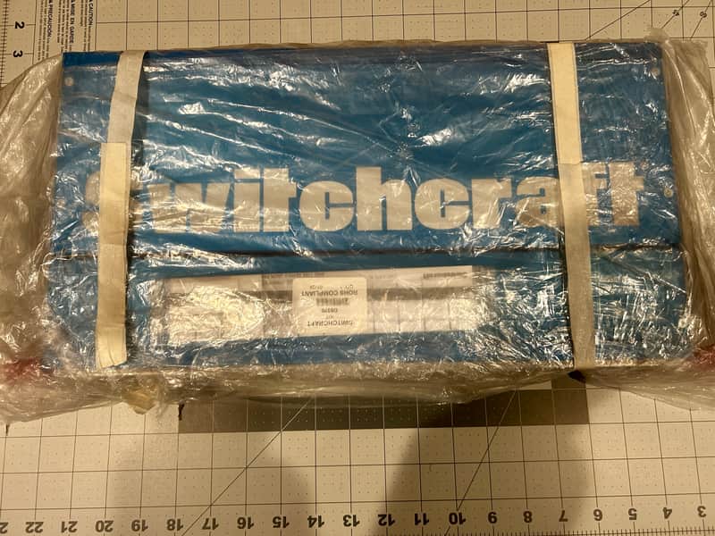 NEW Switchcraft StudioPatch Series 9625 96-Point TT-DB25 Patchbay 2010s - Blue image 1