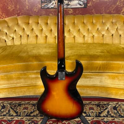 Teisco Electric Bass - Sunburst w/bag image 9