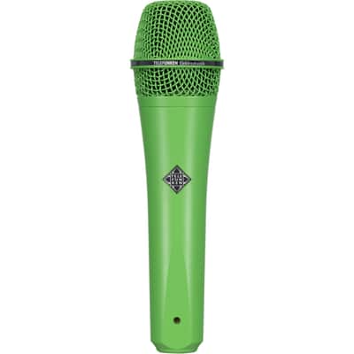 Telefunken M80 Green Dynamic Handheld Vocal Microphone with On-Stage MS7701B Boom Microphone Stand and Professional Grade XLR Cable image 2