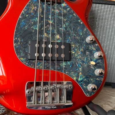 Ernie Ball Music Man StingRay 5 2004, Lava Pearl, Full Restoration, Nordstrand Pickup, Pro Set Up! image 22