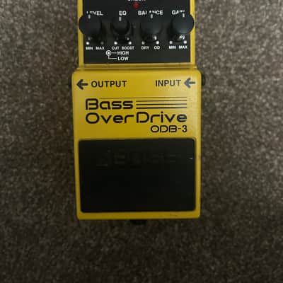 Boss ODB-3 Bass OverDrive (Silver Label) 1994 - Present - Yellow image 2
