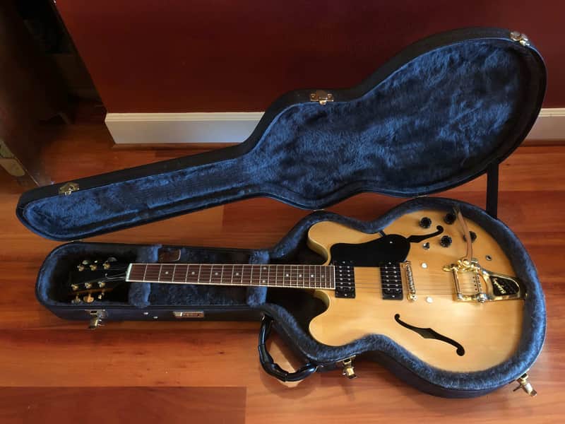 2003 Gibson ES-333, Natural with Bigsby Tremolo image 1