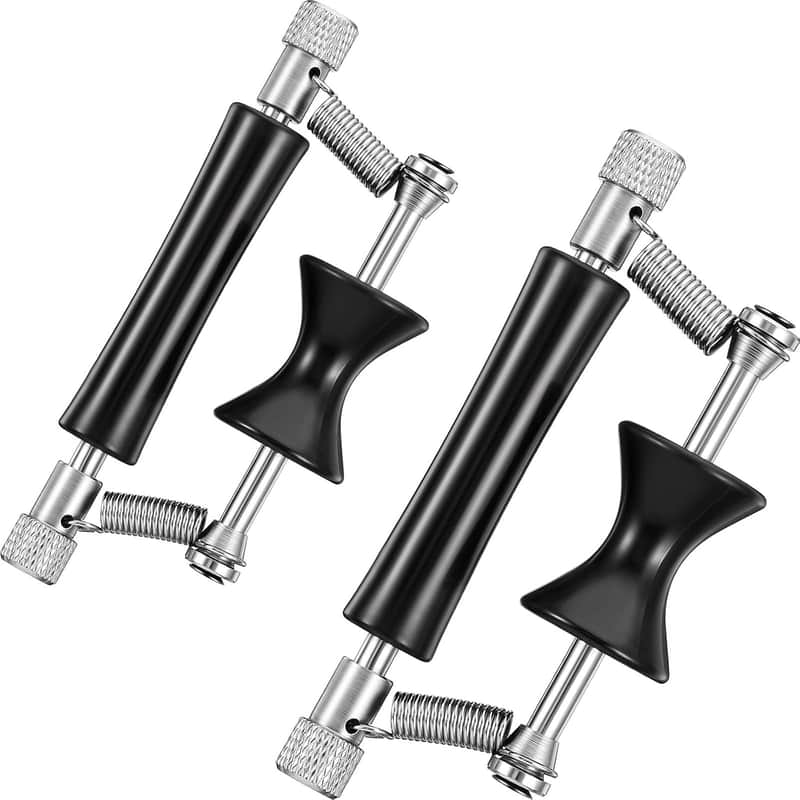 Frienda 2 Pack Guitar Rolling Capo Sliding Adjustable Rubber and Stainless Steel Capo for Tuning Tone of String Instruments Like Folk Classic Electric Acoustic 6 String Guitar Ukulele Mandolin Banjo image 1