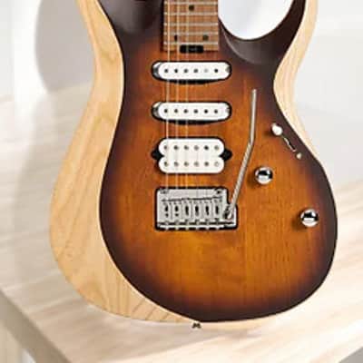 Cort X700OPVB X Series 700 Triality Electric Guitar. Open Pore Vintage Burst image 2