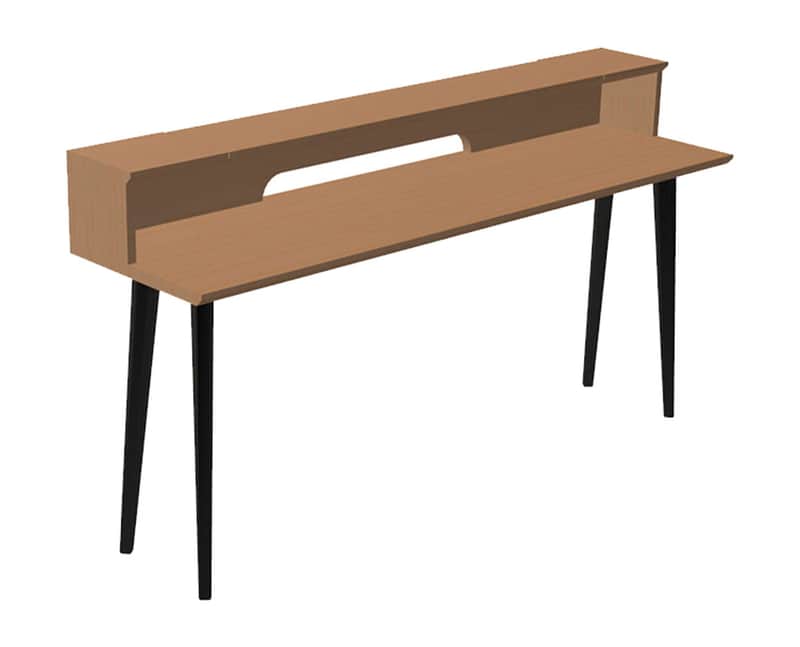 Gator Frameworks GFW-ELITEKEYTBL88-MPL Elite 88-Key Keyboard Desk Maple Open Box image 1