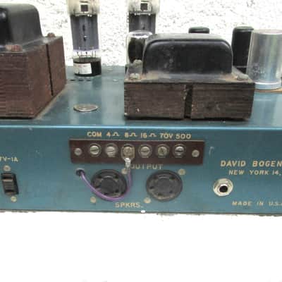 Bogen J130 Guitar Head, Series A94, 1955-58, Converted To Bassman image 9