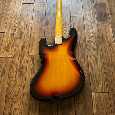 2013 Fender JB62-US ‘62 Reissue Jazz Bass USA Pickups Sunburst MIJ Japan image 3