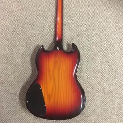 Custom Custom SG style guitar ! MOP Inlays !  1990 red image 6