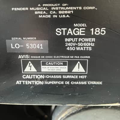 Fender Stage 185 2-Channel 150-Watt 1x12" Solid State Guitar Combo image 5