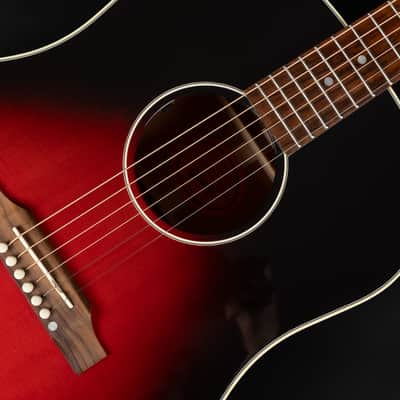 2021 Gibson Slash Signature J-45 - Vermillion Burst | USA All Solid Slope Shoulder Dreadnought Acoustic Guitar Guns N' Roses L.R. Baggs Pickup | CoA OHSC image 20
