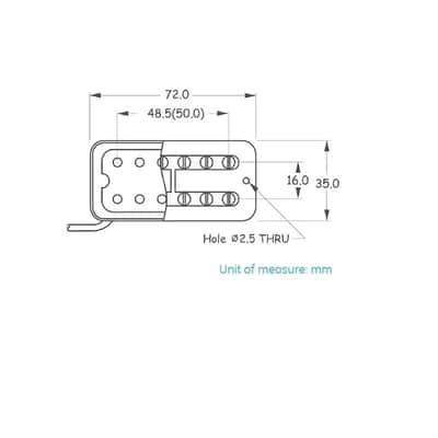 Gold Filtertron Guitar Neck and Bridge Humbucker Pickups Set image 9