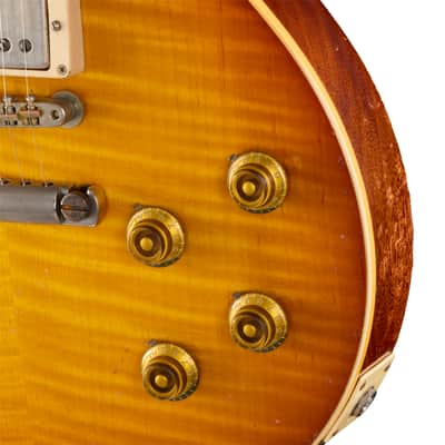 NEW! Gibson Custom 1959 Les Paul Standard Reissue - Faded Peach Burst, Heavy Aged - 2026 Custom Collection Limited Edition - Authorized Dealer - Pre-Order image 10