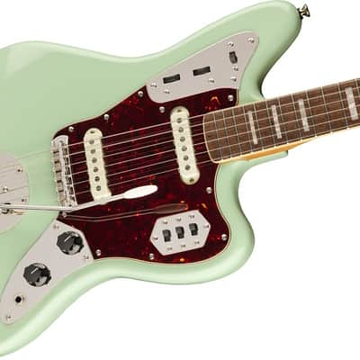 Squier Classic Vibe '70s Jaguar Electric Guitar Laurel FB, Surf Green image 12