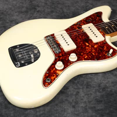 1964 Fender Jazzmaster - Olympic White with Matching Headstock - OHSC image 10