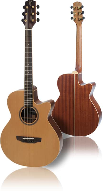 Timberidge Folk Size Acoustic Guitar TRFC-4-NST image 1