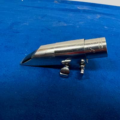 Vintage Berg Larsen Metal Alto Sax Saxophone Mouthpiece with Original Box Cap and Ligature 95/2 SMS image 4